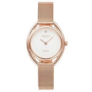 Obaku Women's Juvel White Dial Watch - V286LXVIMV